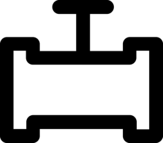 Gas Pipe Icon Svg Vector, Free Vectors File
